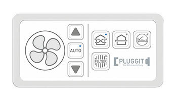 Pluggit Steuerung mit Automatikmodus