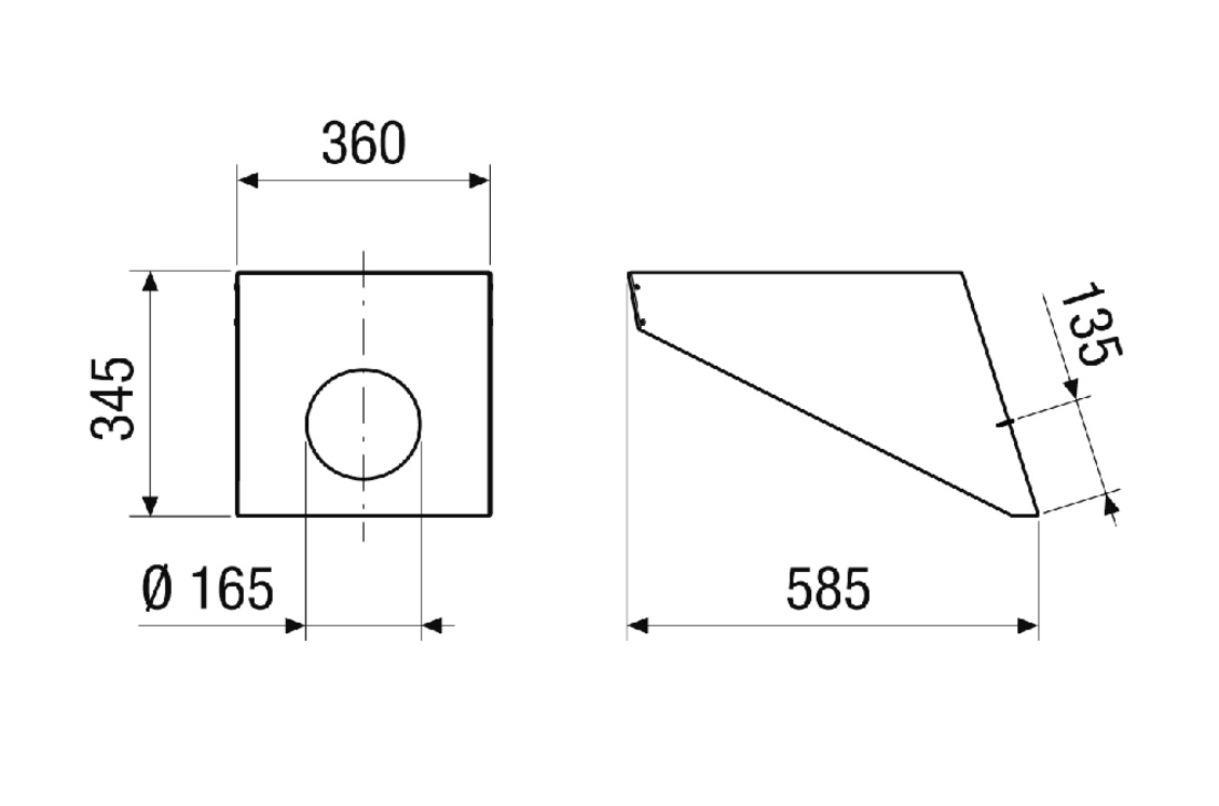 Dachhaube PP 45 DH 36-45 von Maico 