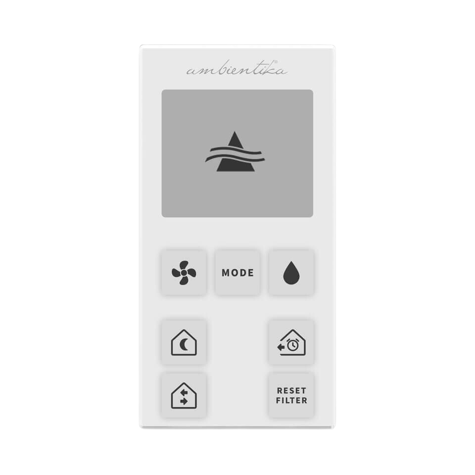 Lüftungsset mit 6 Ambientika wireless + von Südwind dezentrale Wohnraumlüftung mit Wärmerückgewinnung   