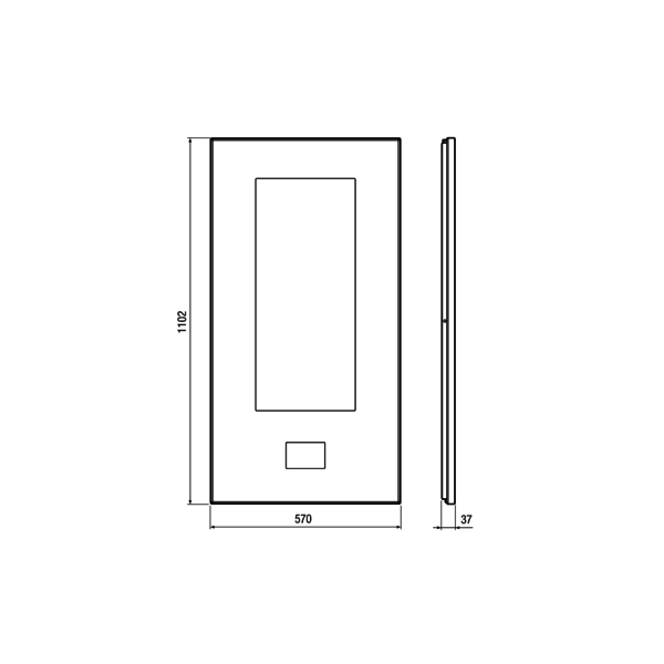 Abdeckung WS 75 UPA für Maico Lüftungsgerät Powerbox H 