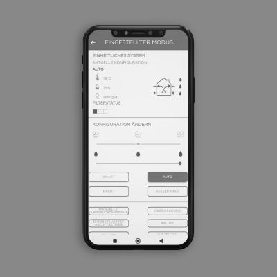 Ambientika smart von Südwind dezentrale Wohnraumlüftung mit Wärmerückgewinnung 