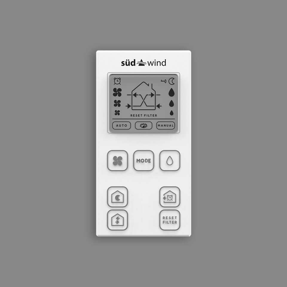 Fernbedienung für Lüftungsgeräte Ambientika