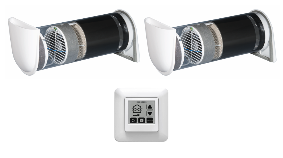 2er Set Viessmann Vitovent 100-D H00E A45 inkl. Touch Steuerung 2er Set Viessmann Vitovent 100-D H00E A45 inkl. Touch Steuerung