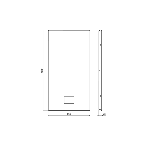 Abdeckung WS 75 UPGA für Maico Lüftungsgerät Powerbox H 